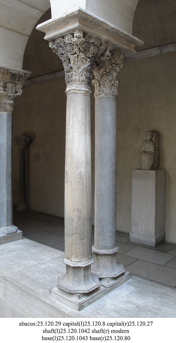 Column Shaft, Stone, French 