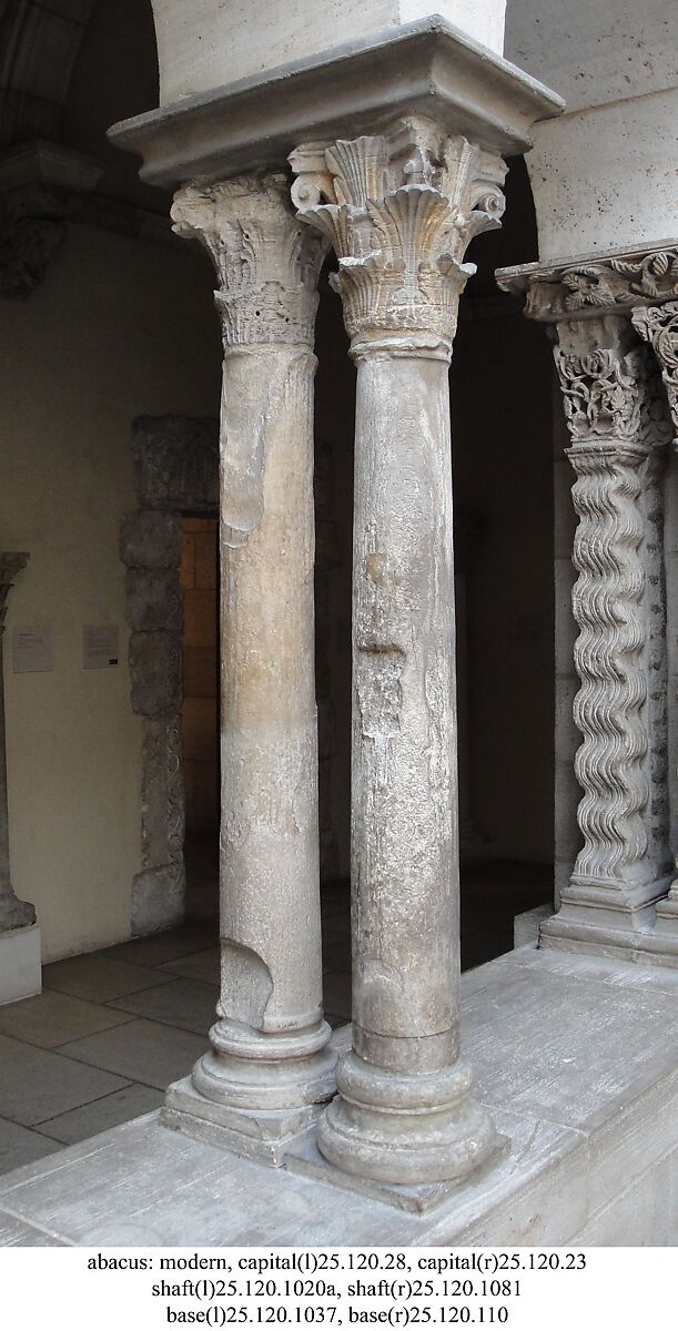 Column Shaft, Marble, French 