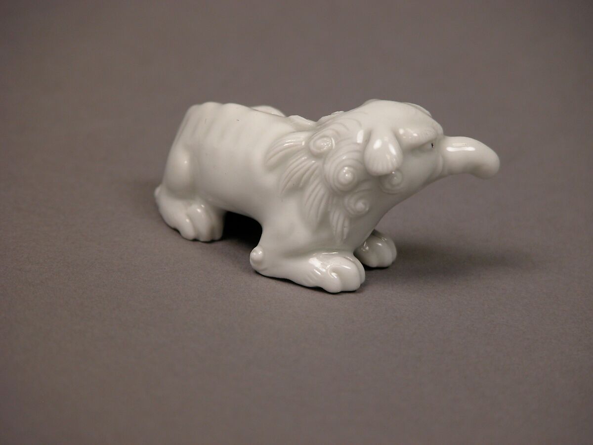 Baku, Mythical Animal, White porcelain (Hirado ware), Japan
