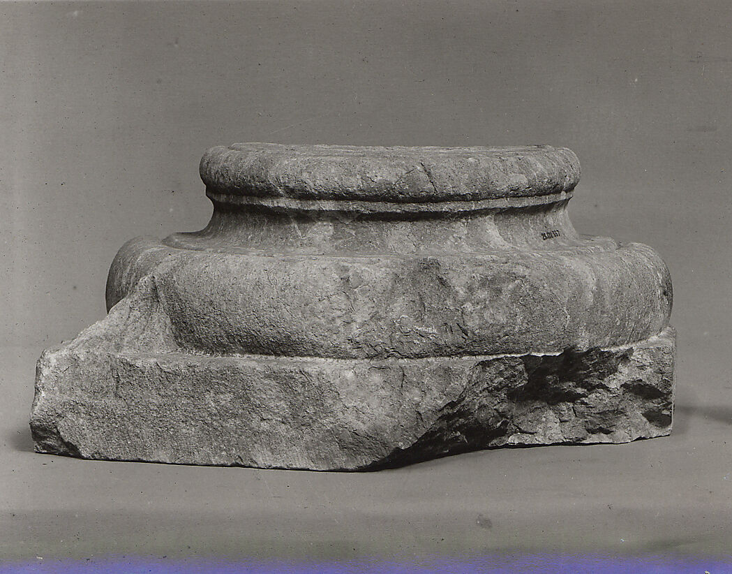 Column Base, Marble, Catalan 