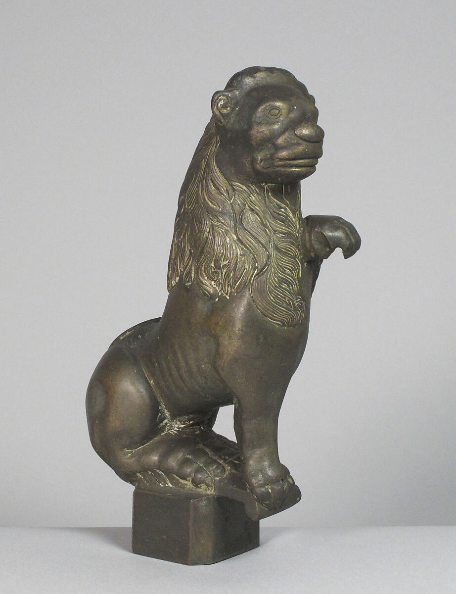 Lion Sejant Rampant, Copper alloy, South Netherlandish (?) 