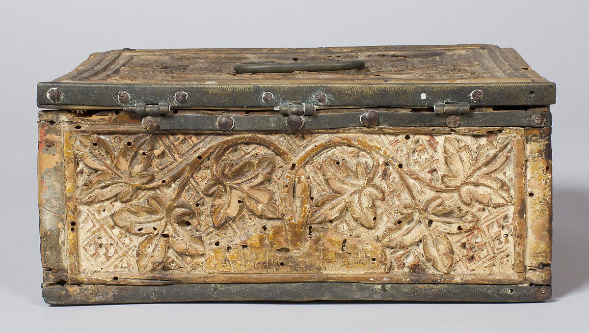 Coffret, wood, brass, German (?)