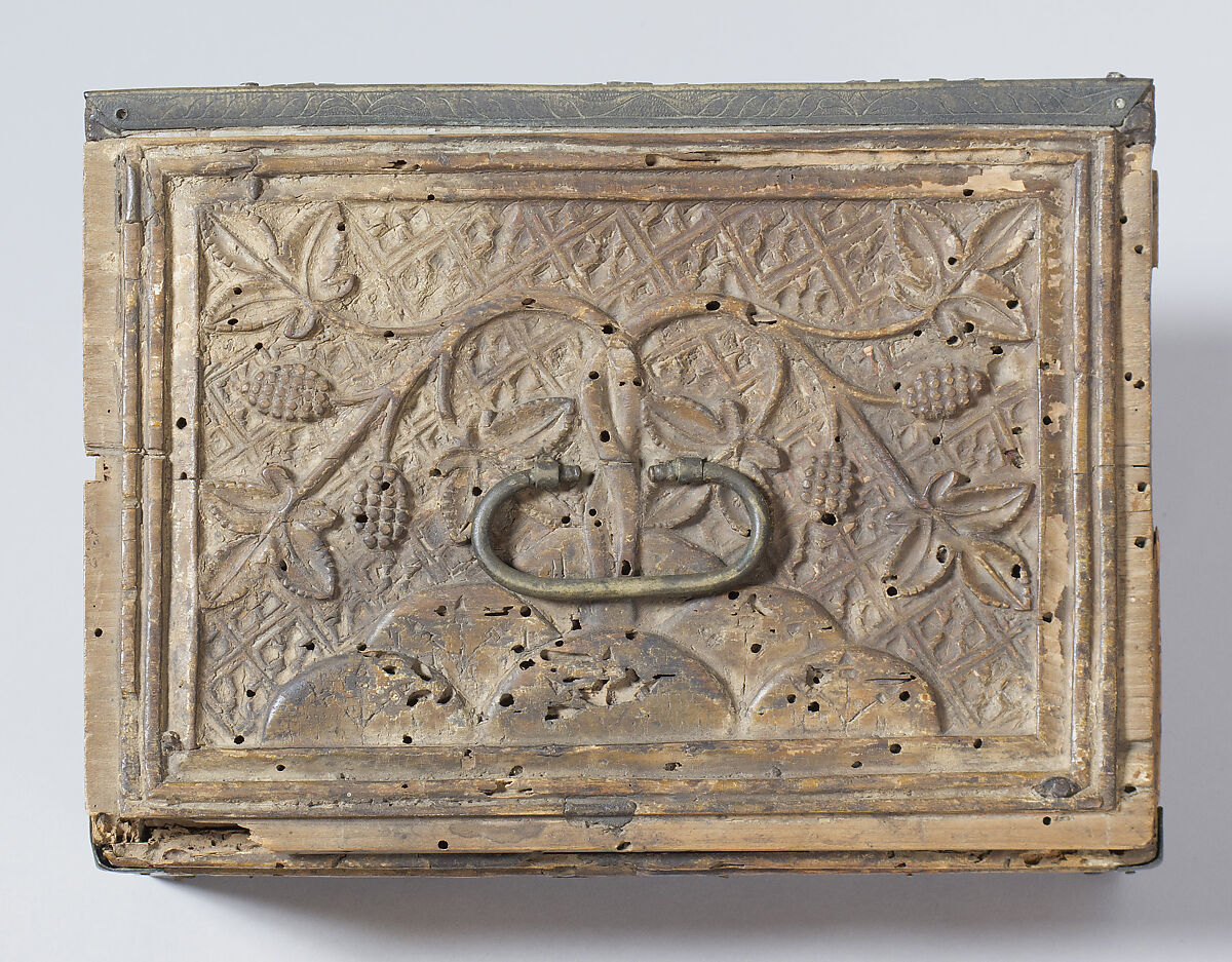 Coffret, wood, brass, German (?)