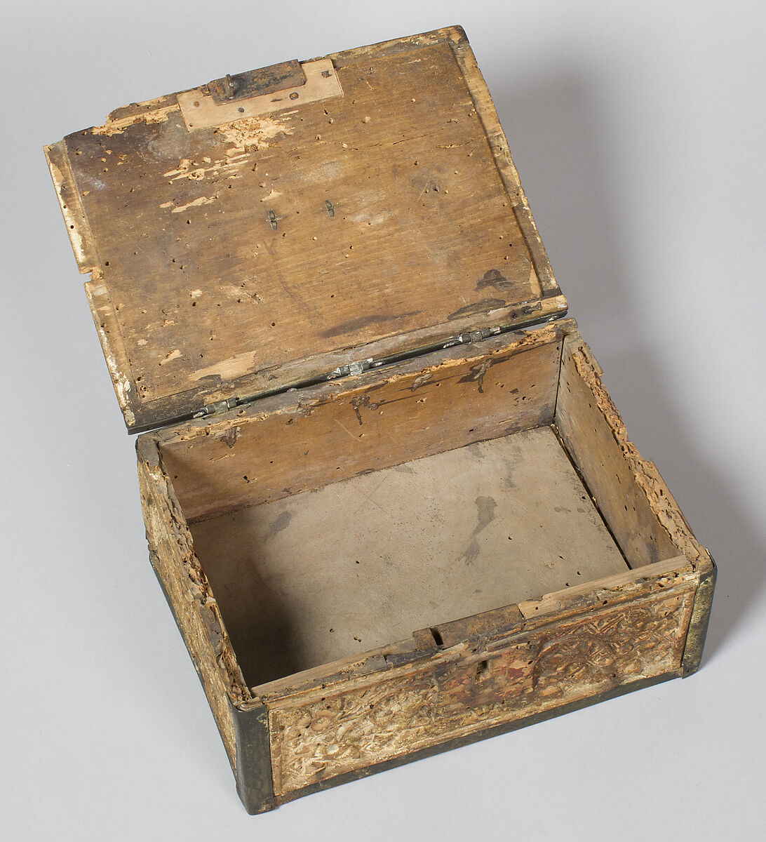 Coffret, wood, brass, German (?)
