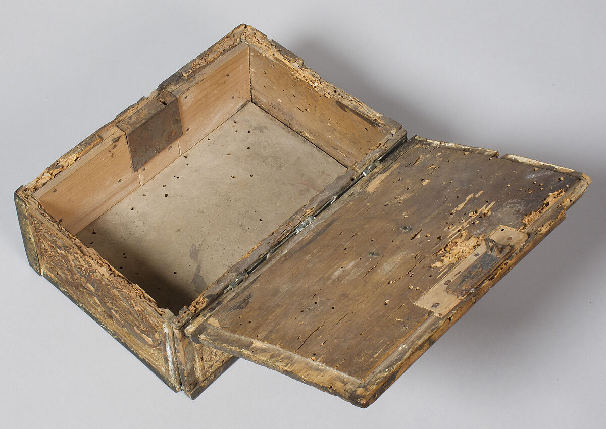 Coffret, wood, brass, German (?)
