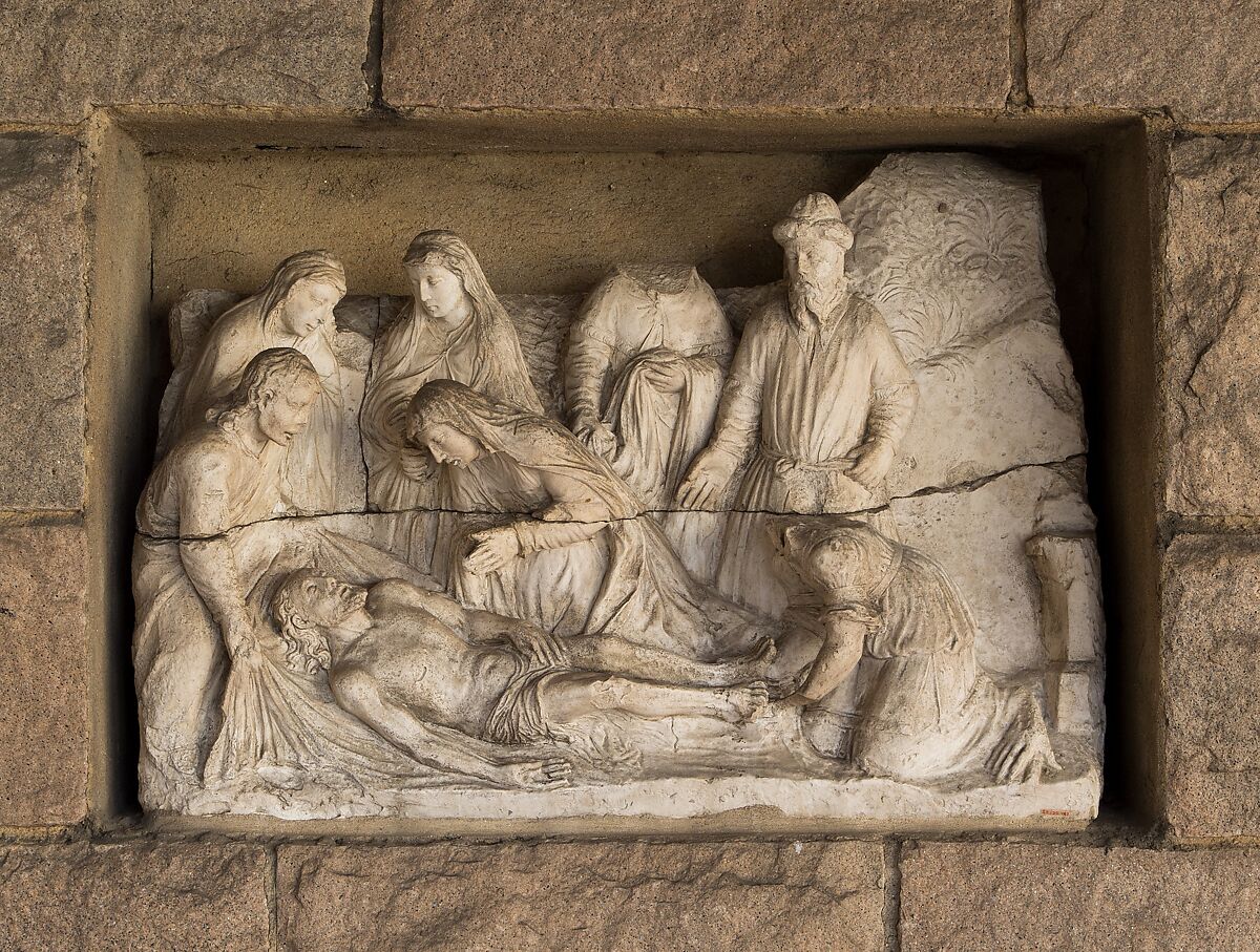The Entombment (from Scenes from the Passion of Christ), Stone, French 