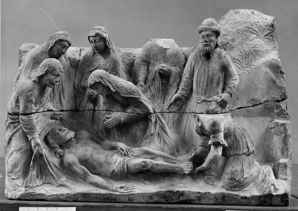 The Entombment (from Scenes from the Passion of Christ), Stone, French