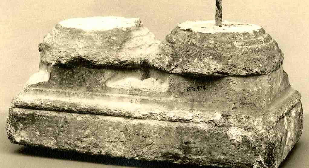 Column Base, Marble, French