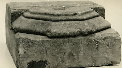 Column Base, Stone, French