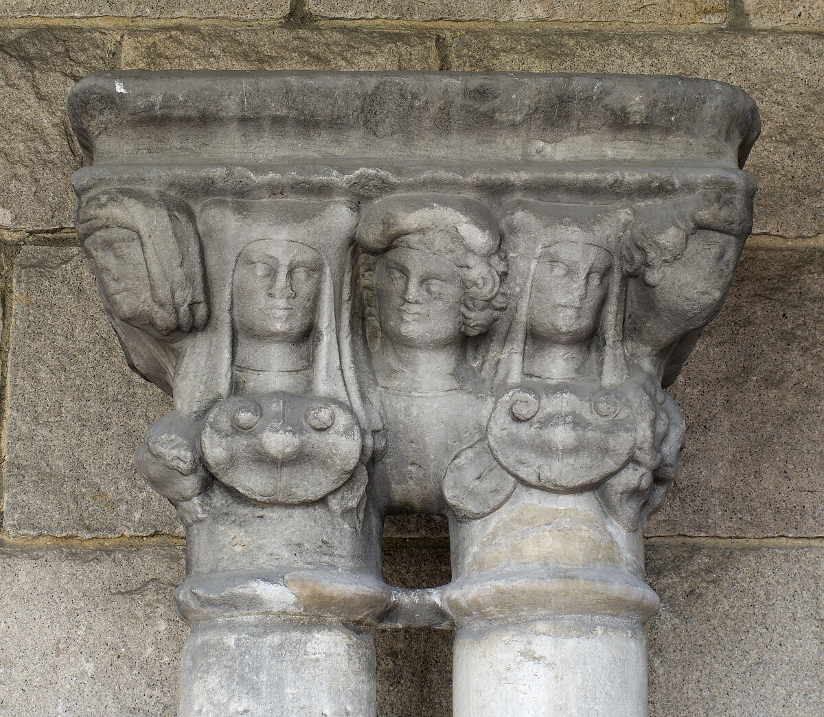 Double Capital, marble, French 