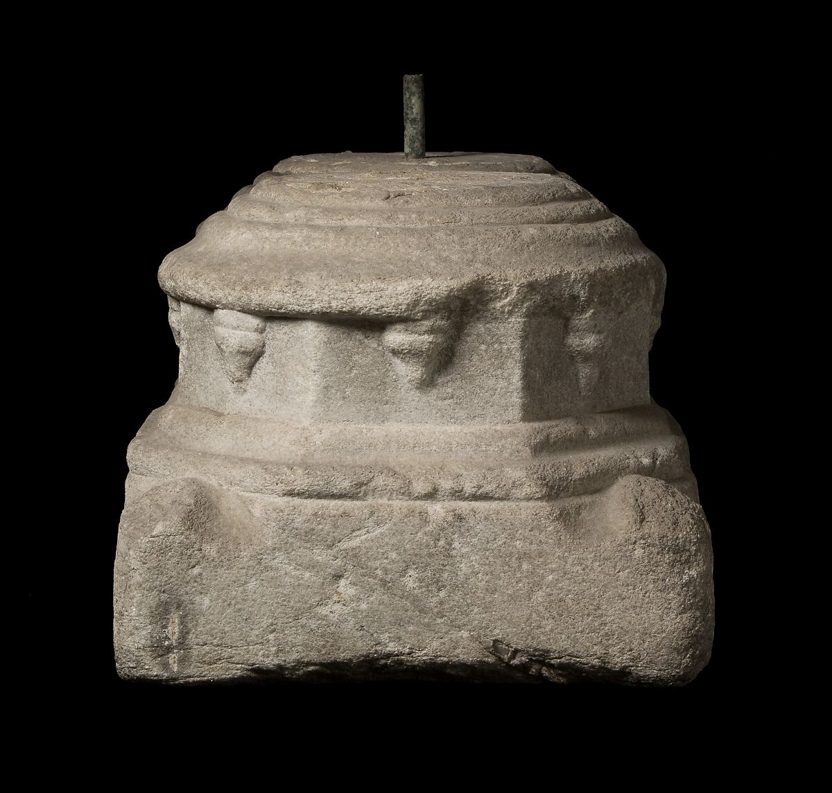 Double Column Base, Marble, French