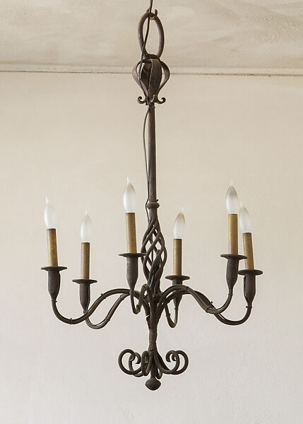 Chandelier, Iron, French 