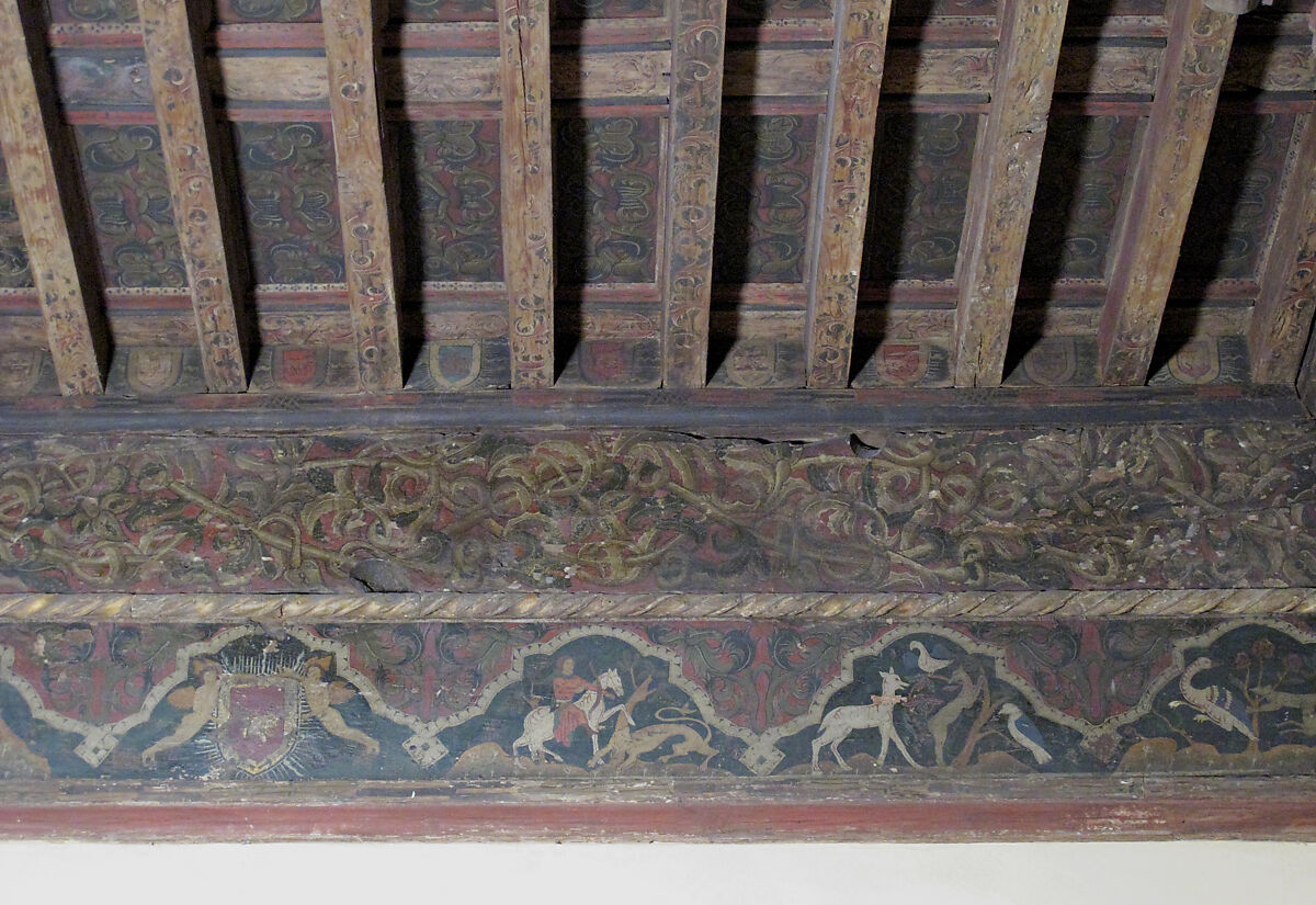 Ceiling, Tempera on pine, Spanish