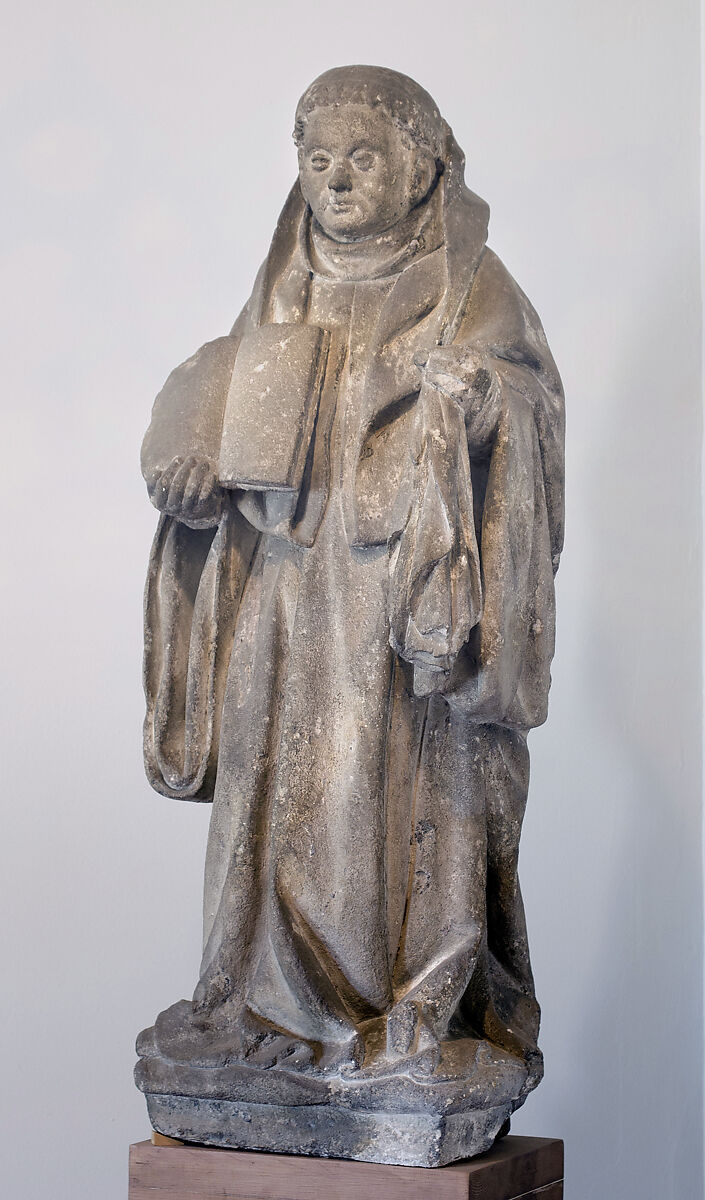 Abbot in Benedictine Habit, Limestone, French 