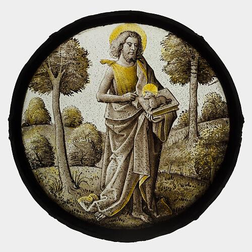 Roundel with Saint John the Baptist