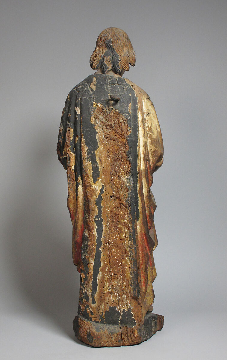 Saint Frederick, Fruitwood, paint, North French