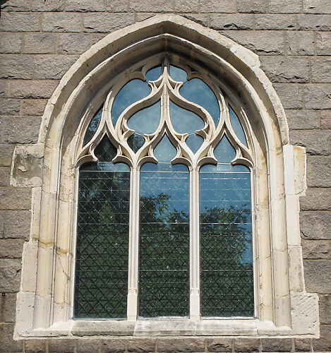 Window with Flamboyant Tracery