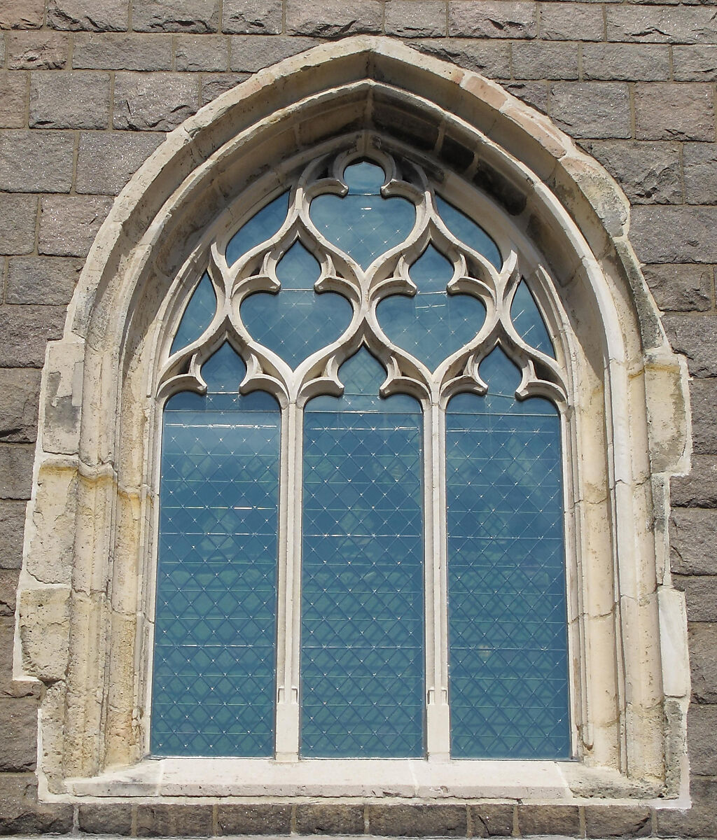 Window with Flamboyant Tracery, Limestone, French 