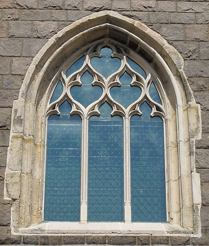 Window with Flamboyant Tracery