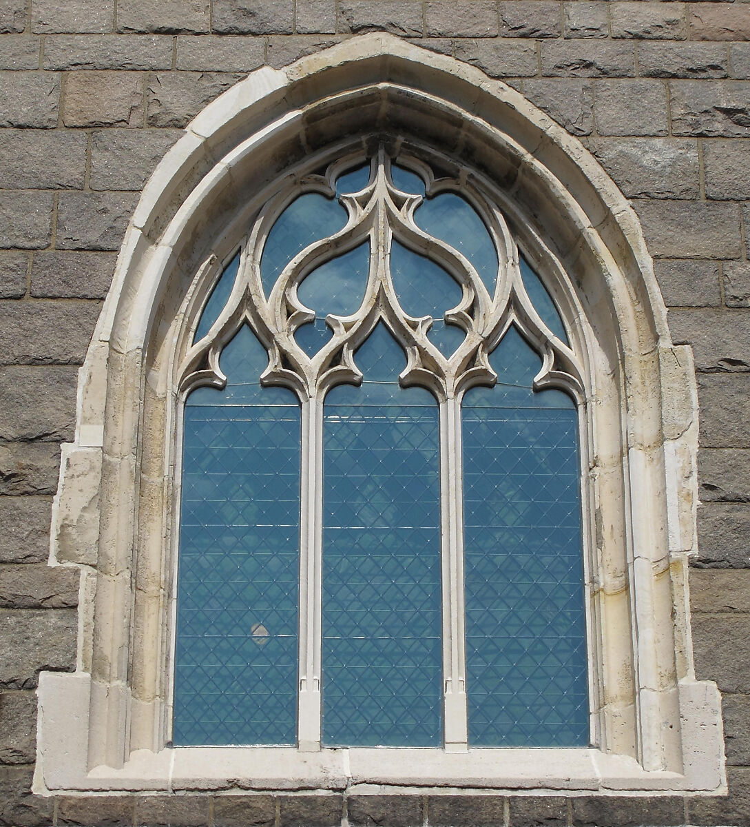 Window with Flamboyant Tracery, Limestone, French 