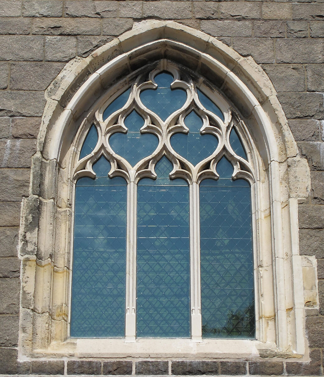 Window with Flamboyant Tracery, Limestone, French 