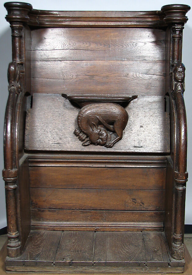 Choir Stall, Oak, French 