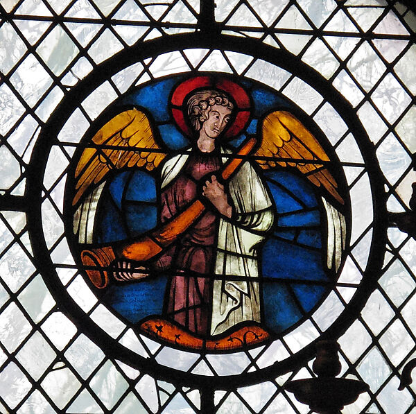 Glass Panel Copy of Medieval Glass, Jacques Simon (French), Glass, French 