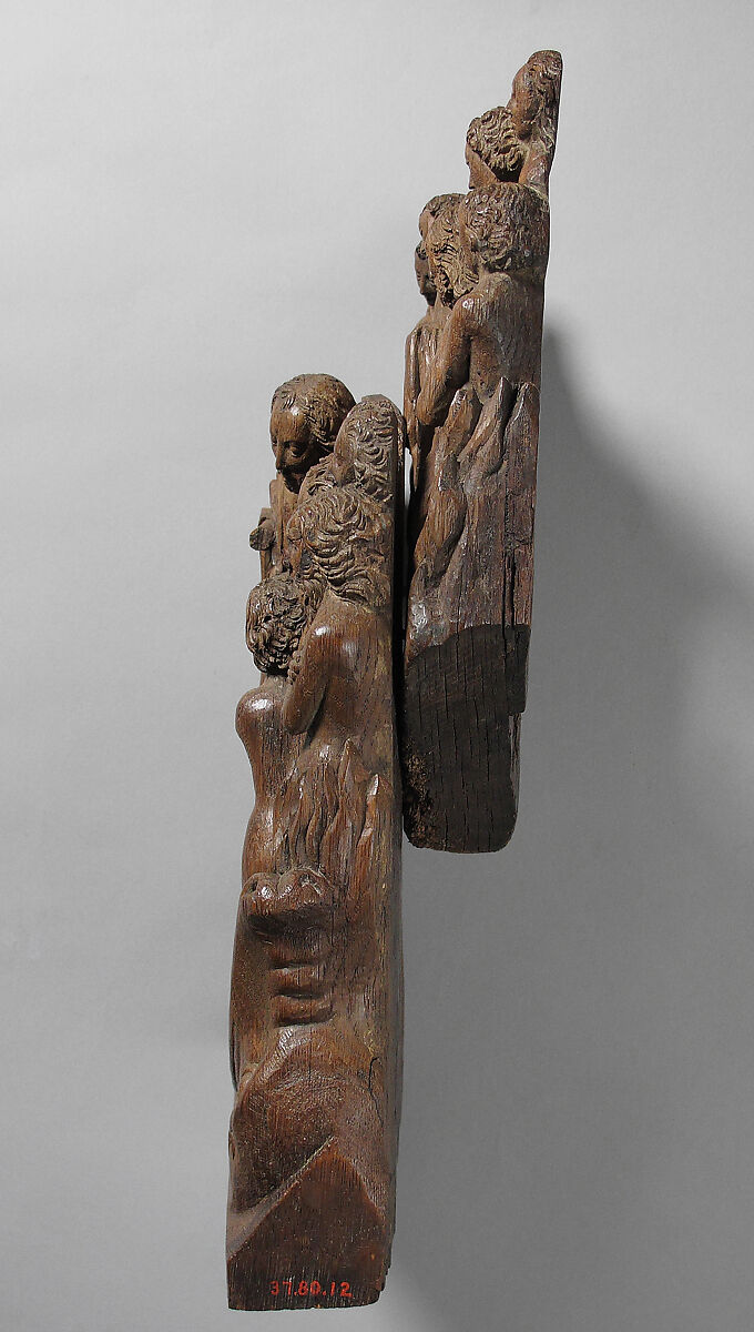 Descent into Limbo, Oak, French or South Netherlandish