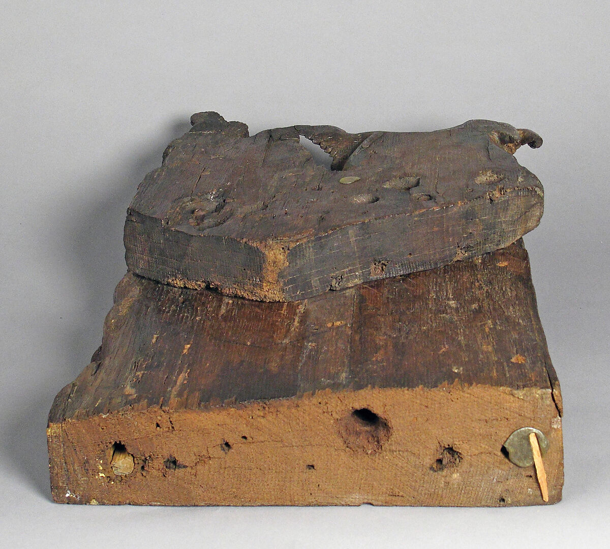 Descent into Limbo, Oak, French or South Netherlandish