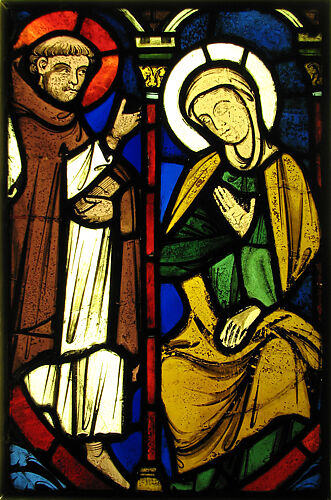 The Virgin from a Pentecost Scene and the Figure of Saint Martin