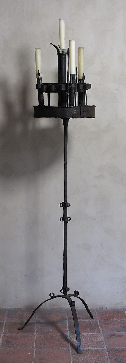 Pricket Candlestick, Iron, European 