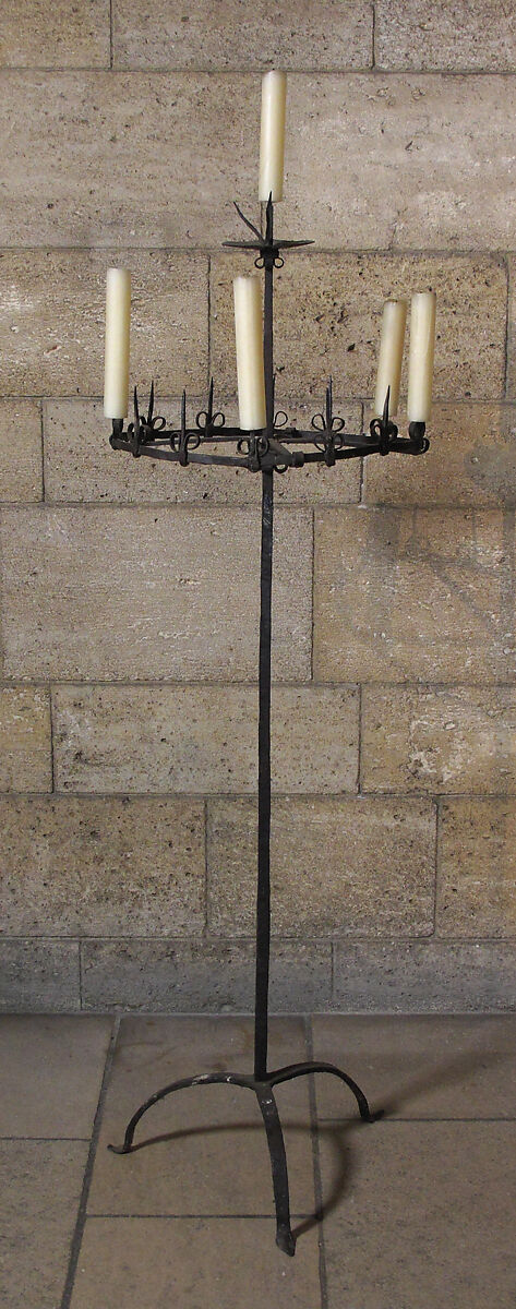 Pricket Candlestick, Iron, European 