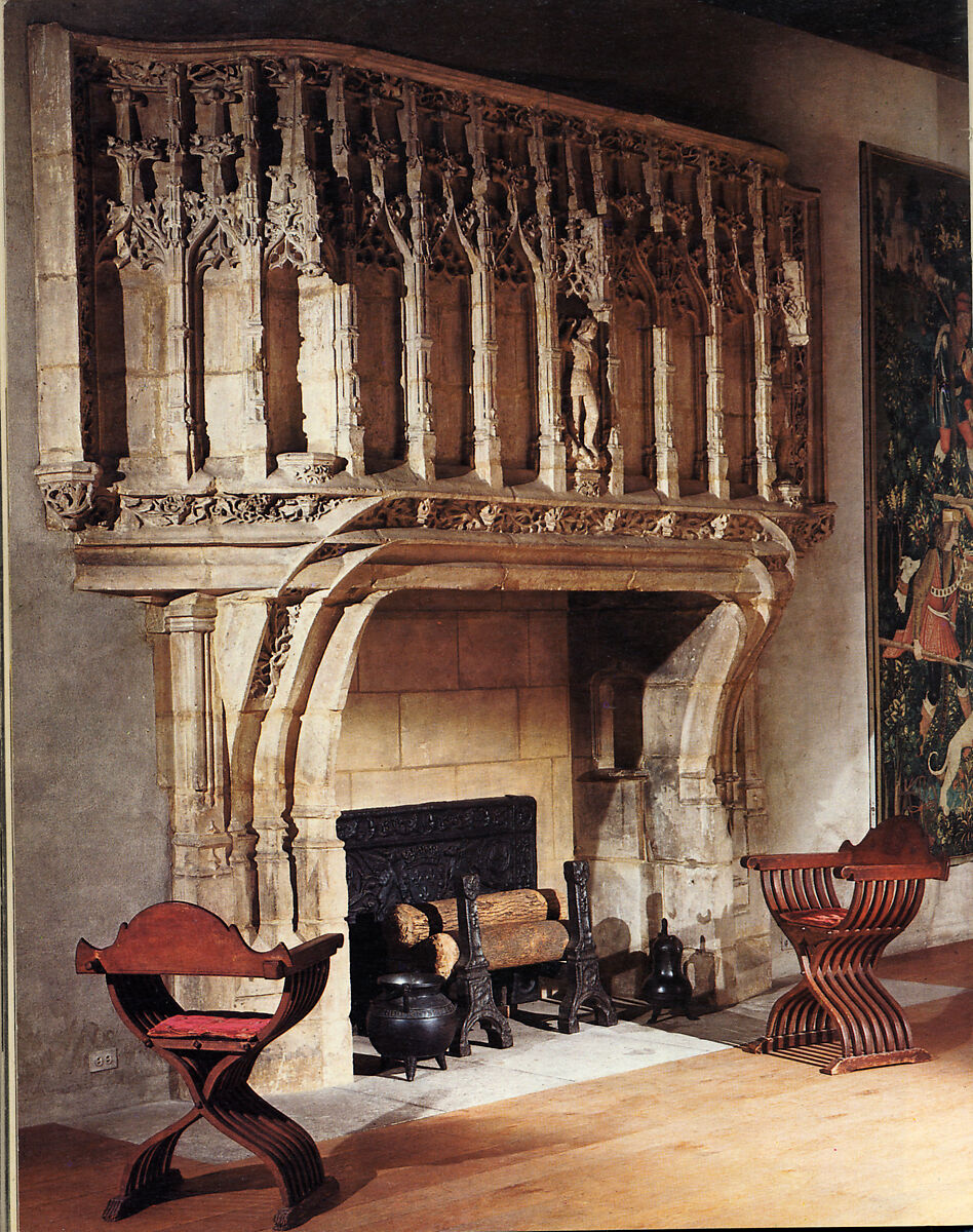 Fireplace, Limestone, French