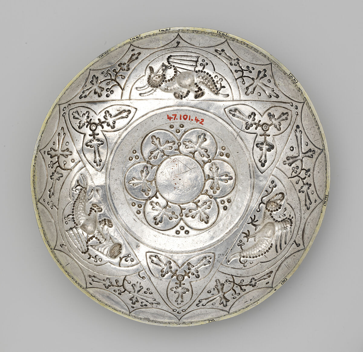 Drinking Bowl (Hanap), Silver, and gilded silver, Eastern European or Bosnian or Serbian (?)