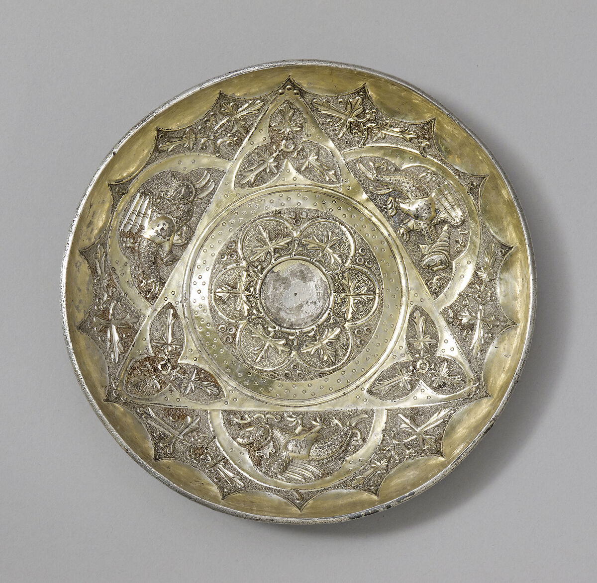 Drinking Bowl (Hanap), Silver, and gilded silver, Eastern European or Bosnian or Serbian (?) 