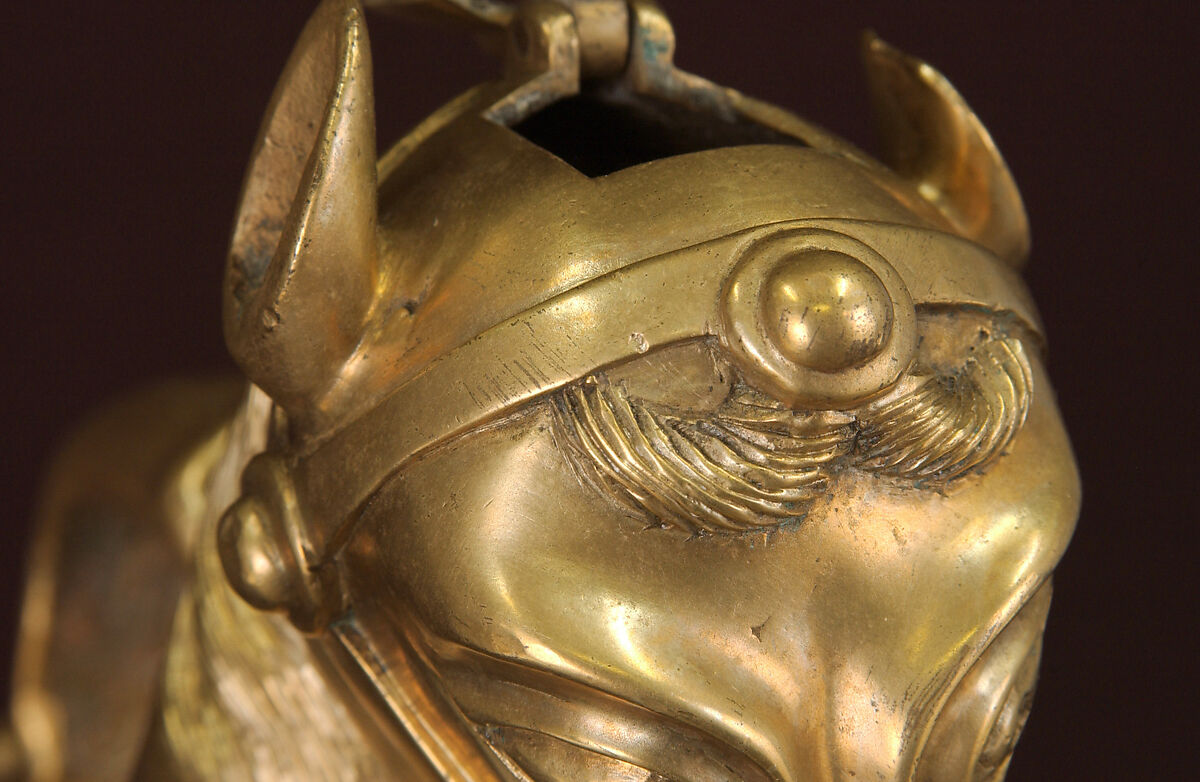 Aquamanile in the Form of a Horse, Copper alloy, German