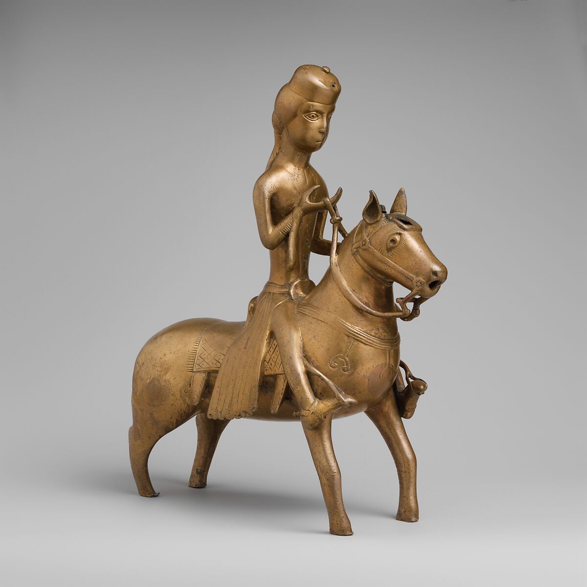 Aquamanile in the Form of a Falconer on Horseback