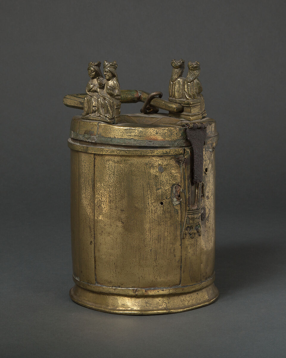 Alms Box, Brass, South Netherlandish 