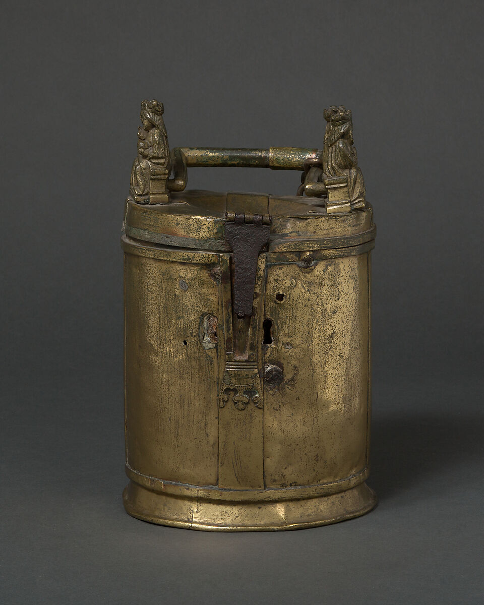 Alms Box, Brass, South Netherlandish