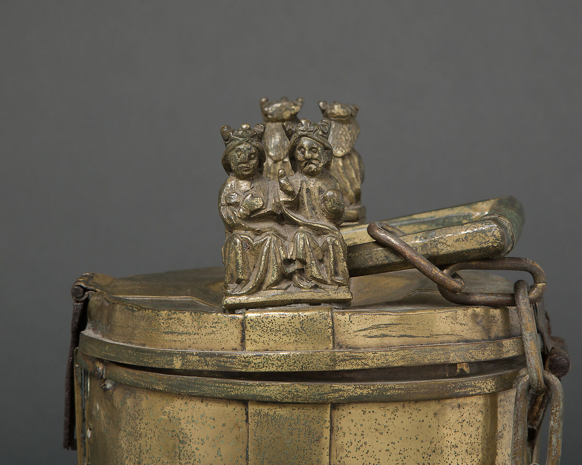 Alms Box, Brass, South Netherlandish