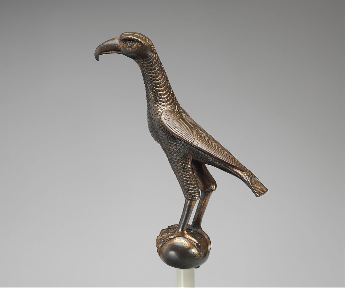 Falcon, Bronze, traces of gilding, South Italian