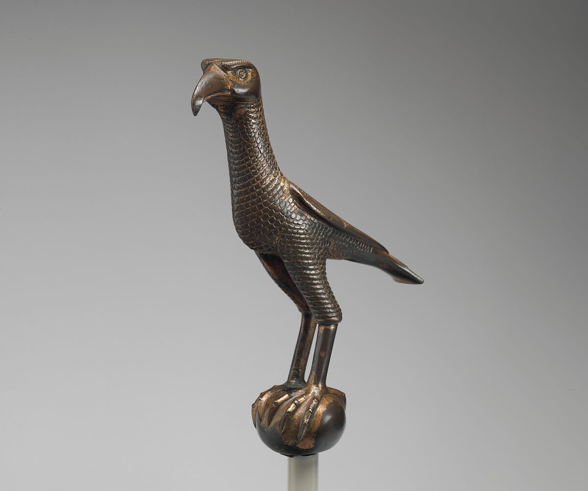 Falcon, Bronze, traces of gilding, South Italian