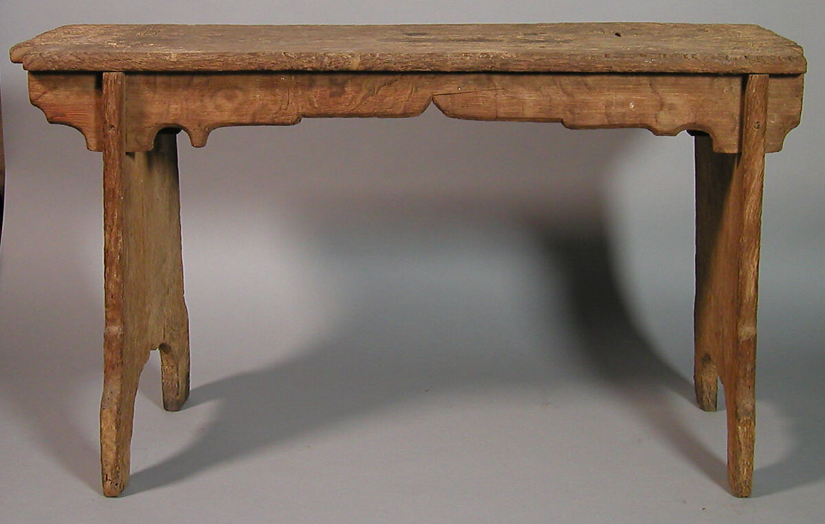 Stool, Oak, French or South Netherlandish 