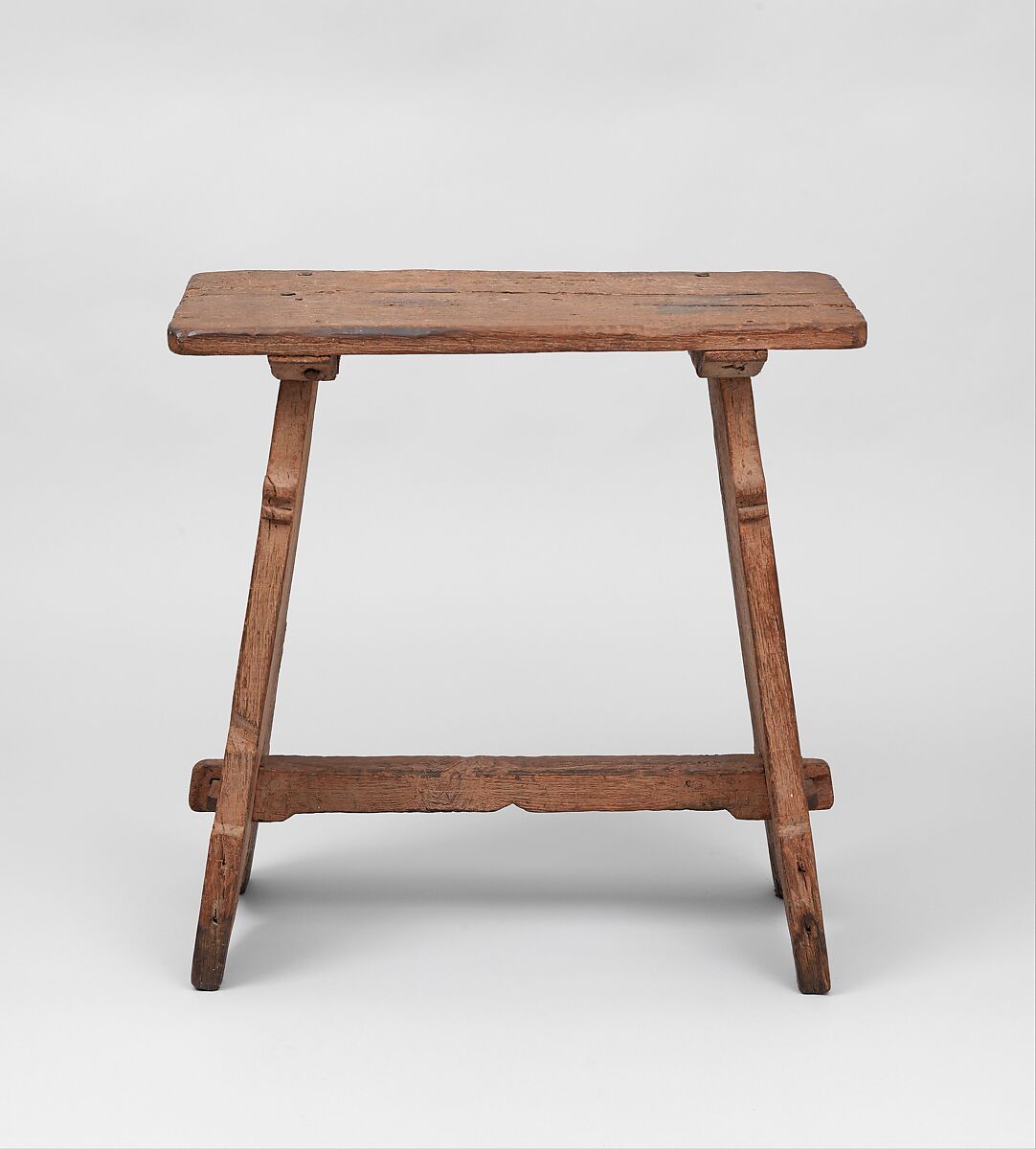 Stool, oak, French or South Netherlandish