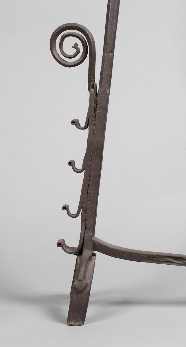 Andiron, Wrought iron, French