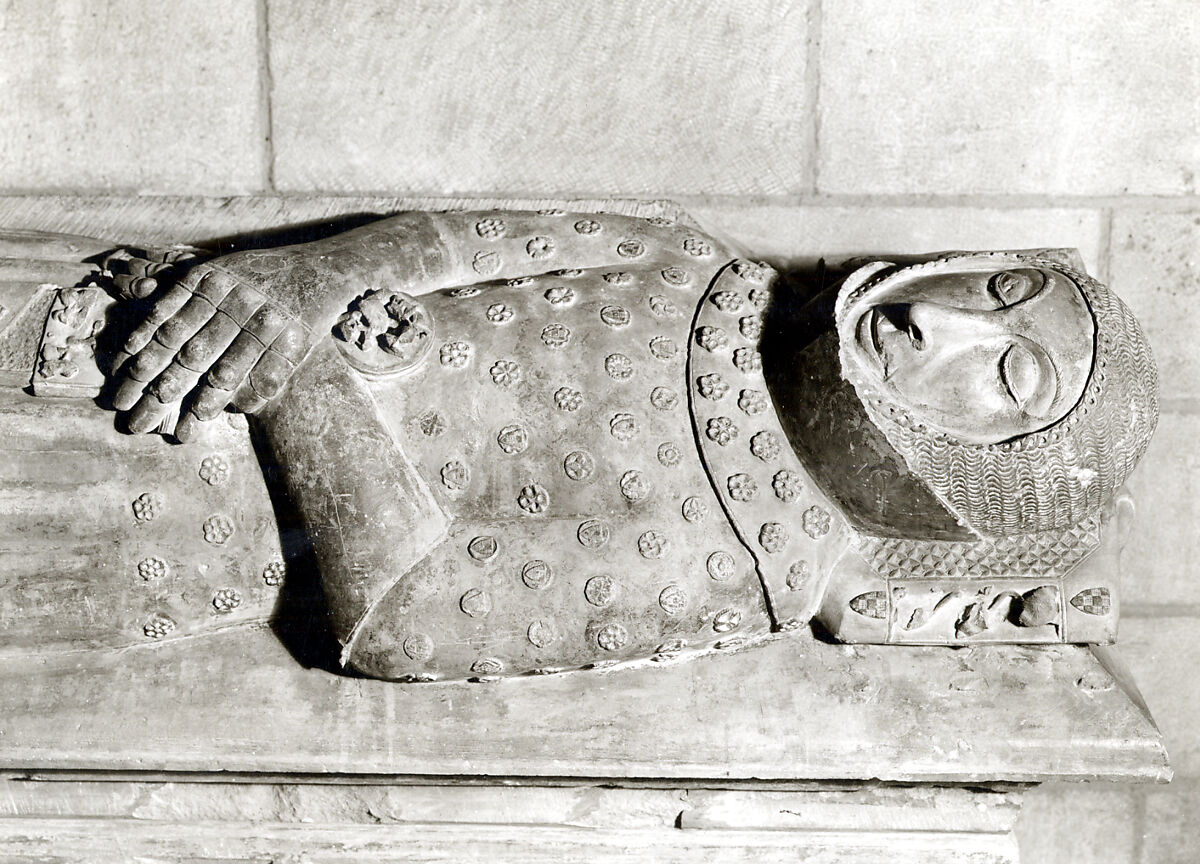 Tomb of Ermengol X, Count of Urgell, Limestone with traces of paint, Catalan