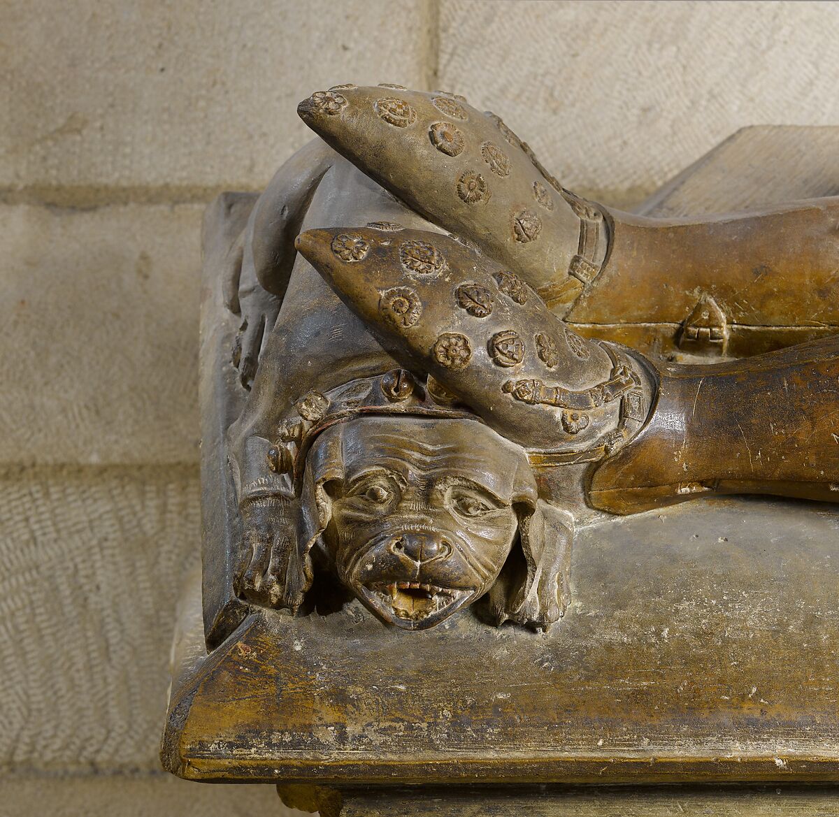 Tomb of Ermengol X, Count of Urgell, Limestone with traces of paint, Catalan