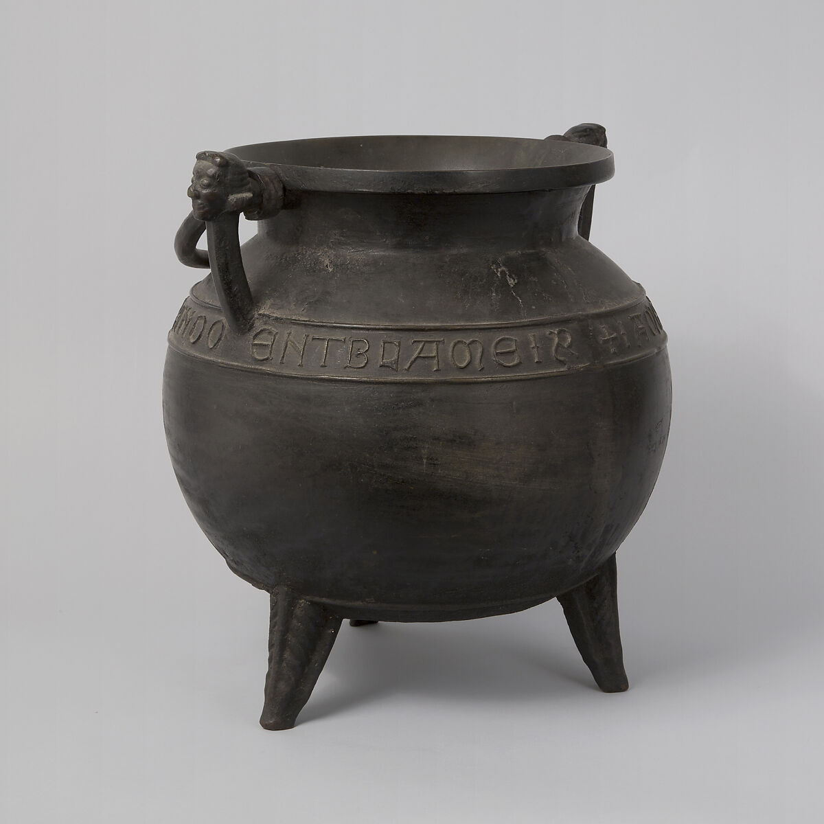 Caldron, Bronze and wrought iron, French or South Netherlandish