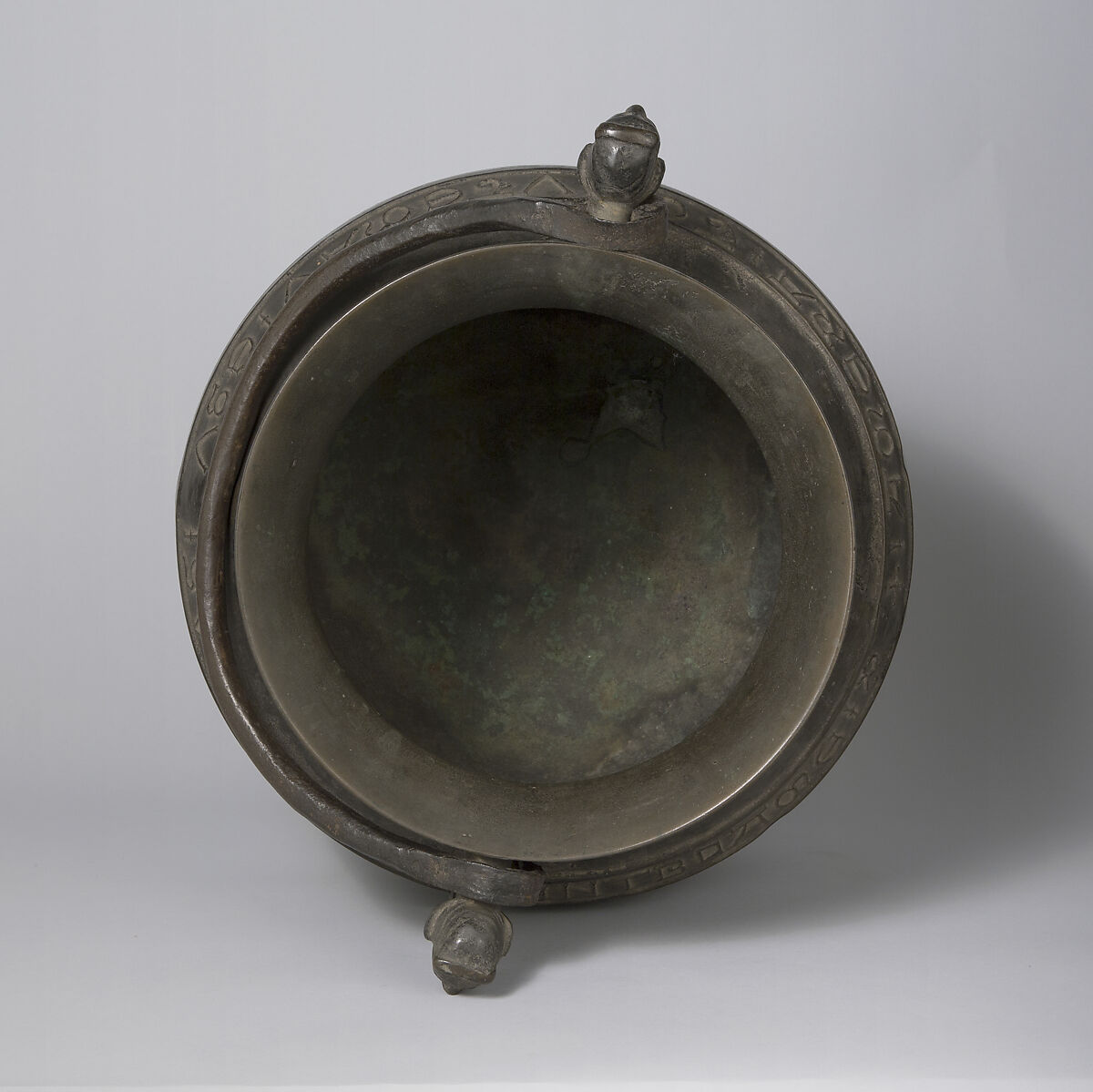 Caldron, Bronze and wrought iron, French or South Netherlandish