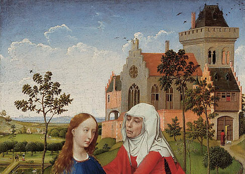 The Nativity Polyptych, Workshop of Rogier van der Weyden (Netherlandish, Tournai ca. 1399–1464 Brussels), Oil on oak, Netherlandish